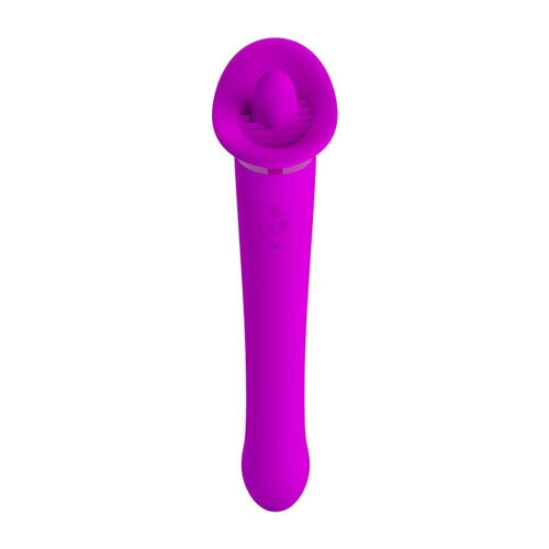 Vibrator met clitorisstimulator Faust 2