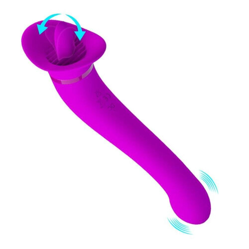 Vibrator met clitorisstimulator Faust 1
