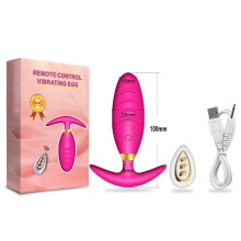 Vrouwelijke vibrator met afstandsbediening, roze