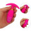 Female vibrator with remote control, pink 6