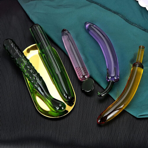 Glazen dildo Komkommer 2