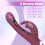 Vibrator Accd Soft Silicone G Spot, rood 3