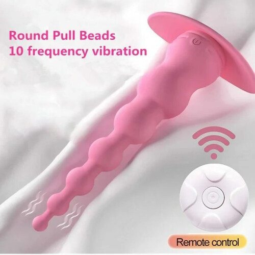 Anal vibrator - massager, with remote control 1