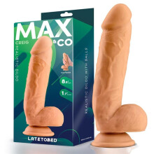 Creig Realistische Dildo met Testikels 8.5 Vlees