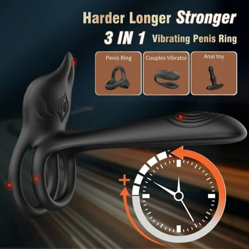 Vibrator Penis Ring Met Afstandsbediening 1