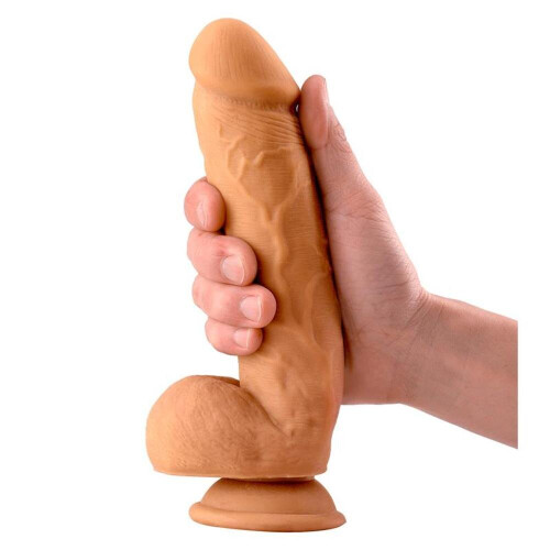 Creig Realistic Dildo with Testicles 8.5 Flesh 2