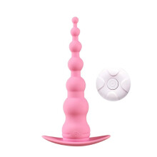 Anal vibrator - massager, with remote control