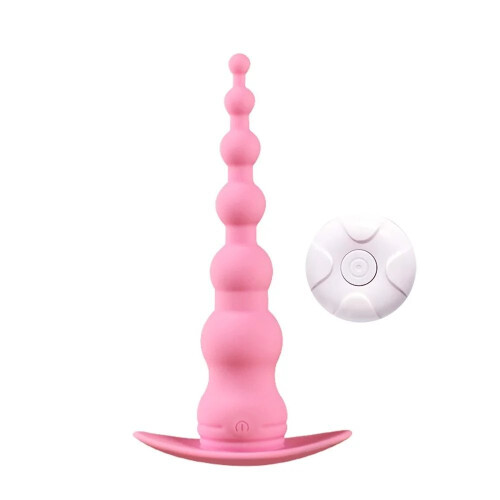 Anal vibrator - massager, with remote control