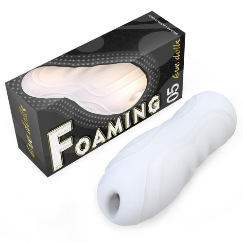 Masturbator für Männer Foaming, weiß