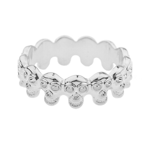 Penis ring Skull Silver Ring, 26 mm