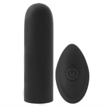 Vibrator met afstandsbediening Pink Pussycat, zwart