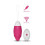 Vibrating egg iJoy Remote Control USB, pink 2