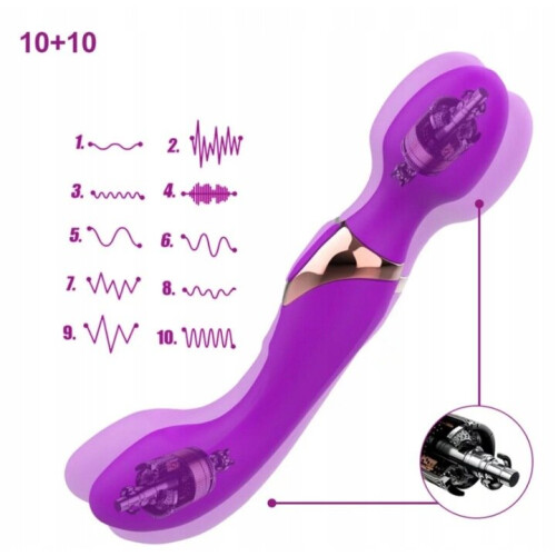 Multifunktionaler Vibrator - Doppeldildo 2