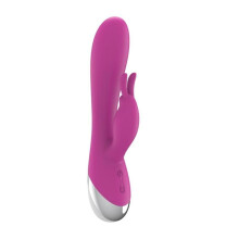 Dubbele vibrator met konijn A-Gusto, roze