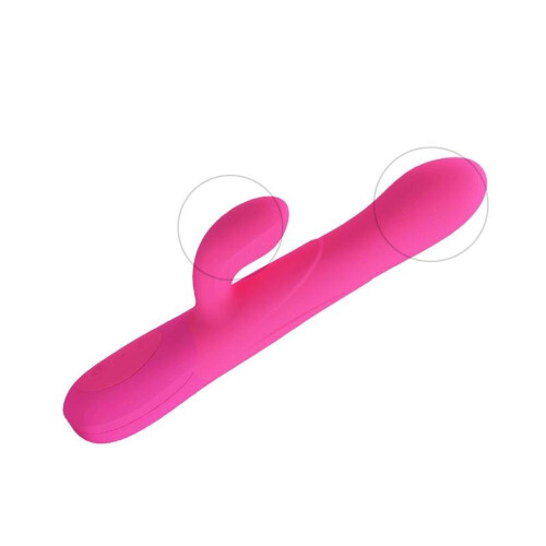 Vibrator with inflatable function Douglas, pink 2