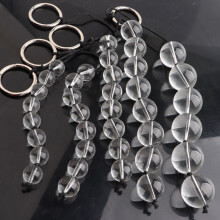 Glazen anale vaginale balletjes, 3 stuks.