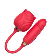Multifunctionele vibrator Odecco, rood