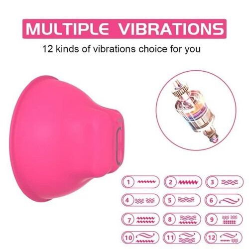 Vibromasseur de mamelon avec télécommande 1