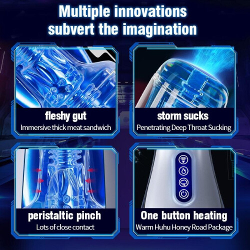 Automatic male masturbator Yulei, blue 1