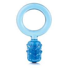 Vibrierender Penisring, blau