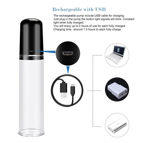 Automatische Penispomp Maximizer Worx Elite USB 1