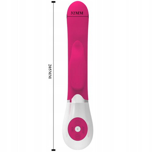 Multifunctionele vibrator Pretty Love, roze/wit 2