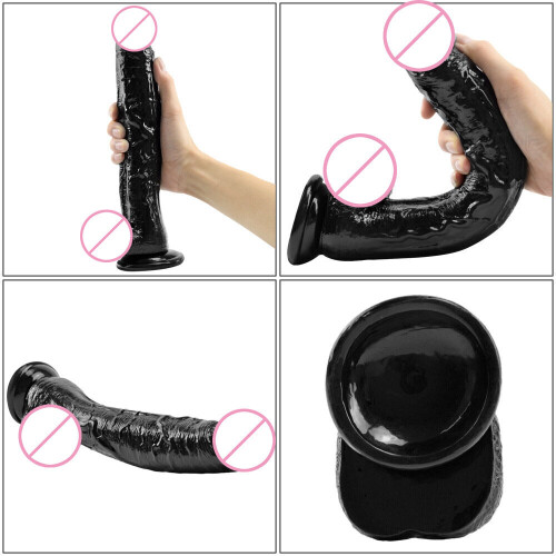 Phallus Imitator Σκούρο Κόκκινο Brand Strap On Dildo XXL 31 cm, μαύρο 2