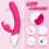 Vibrator - rabbit, massager 2 in one 9