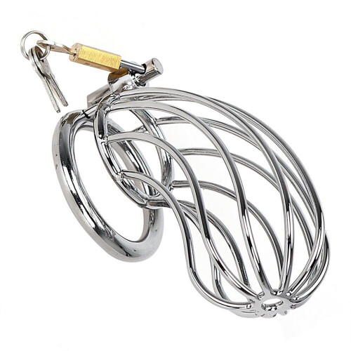 Κλουβί πέους Κλειδαριά πέους Cock Cage, 4 cm 1