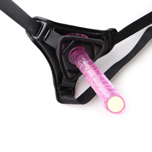 Phallus Imitator Dark Red Brand με ζώνη 13,5 cm, ροζ