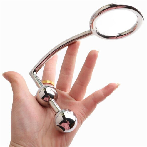 Πρωκτικός γάντζος με δαχτυλίδι Dark Red Brand 45 mm Anal Hook 1