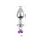 Πρωκτική καρφίτσα με αλυσίδα Diamond Anal Chain Plug, 34 mm 2