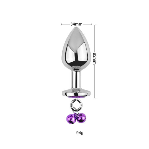 Πρωκτική καρφίτσα με αλυσίδα Diamond Anal Chain Plug, 34 mm 1