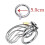 Κλουβί πέους Κλειδαριά πέους Cock Cage, 5 cm 2