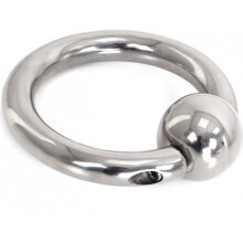 Δαχτυλίδι πέους Kyoto Steel Ball C-Ring Hex, Ασημί