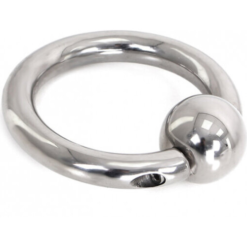 Δαχτυλίδι πέους Kyoto Steel Ball C-Ring Hex, Ασημί
