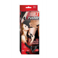 Strap-on Double Thruster Vibe, Μαύρο