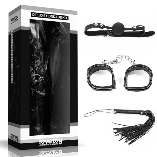 Σετ συγκράτησης Deluxe, 3 τεμάχια, μαύρο