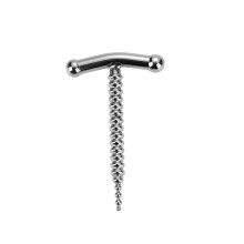 Lusso in acciaio inox uretra tappo argento