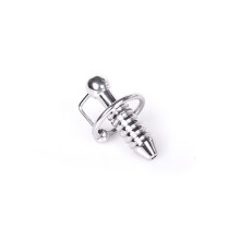 Perno per il pene Kyoto Steel Torpedo Penis Plug, colore argento
