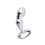 Massaggiatore prostatico e dildo anale, argento 1