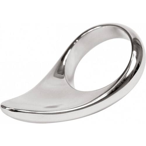 Δαχτυλίδι πέους Kyoto Steel Teardrop Cockring, Ασημί 2