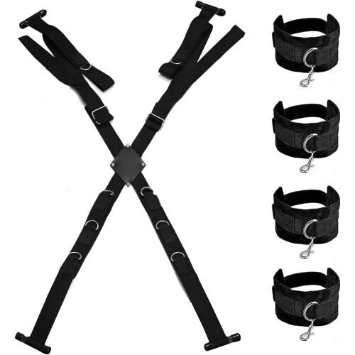 BDSM Σετ Σεξουαλικής Συγκράτησης με Λουράκι Πόρτας