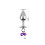 Πρωκτική καρφίτσα με αλυσίδα Diamond Anal Plug, 28 mm 2