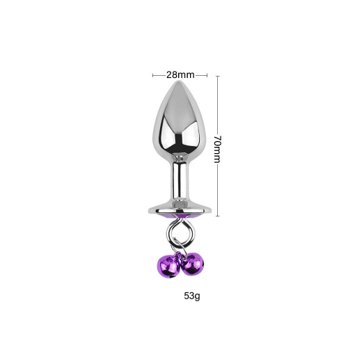 Πρωκτική καρφίτσα με αλυσίδα Diamond Anal Plug, 28 mm 1