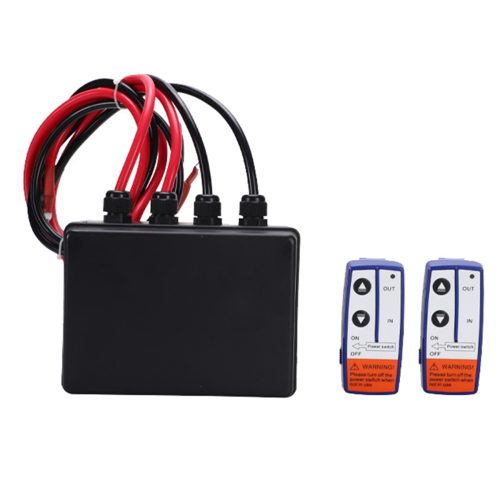 Guindaste elétrico de 5000 libras para caminhão com caixa de controle e acessórios. 1