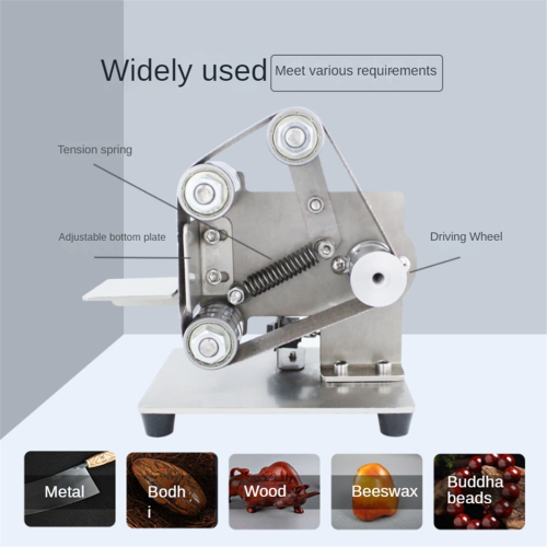 EU Plug, Mini Belt Sander 7 Variable Speed for Polishing Wood Parts 1