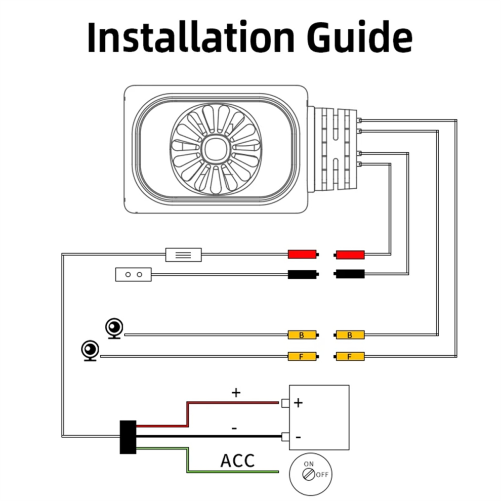 Motorcycle Camera WiFi No Screen Ultra HD 2K+2K GPS Dash Cam Recorder-image-OPC-PJCHFQZ-NEW