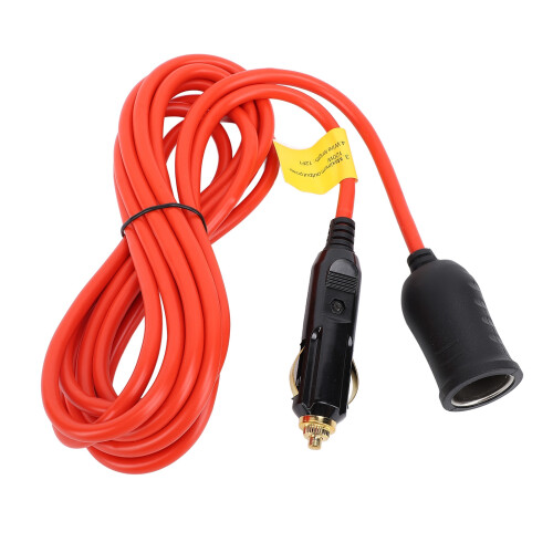 12V/24V Cable de encendedor rojo 11.81ft 120W 18AWG 2