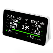 Monitor jakości powietrza 11 w 1, wewnętrzny czujnik PM2.5/termometr/wilgotność